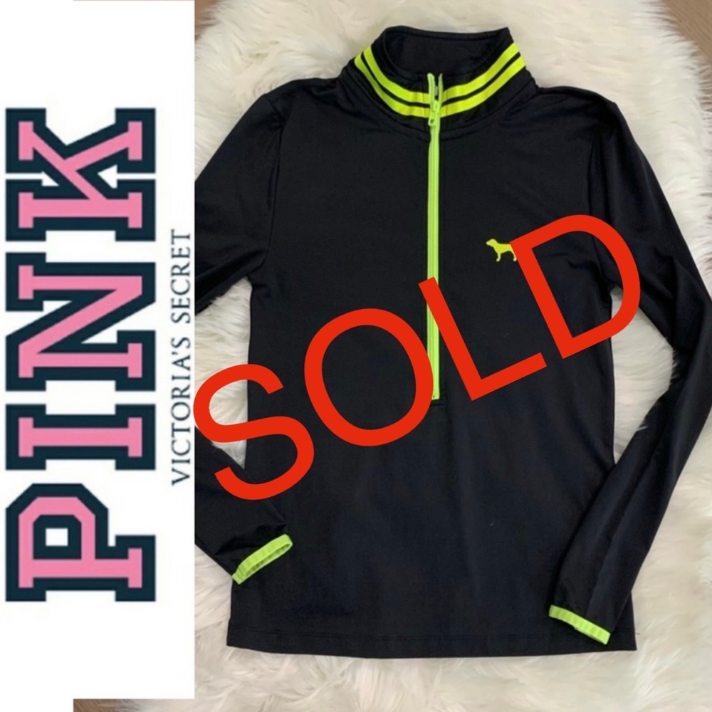 PINK Victoria’s Secret 1/2 Zip Pullover XS - Picture 1 of 11